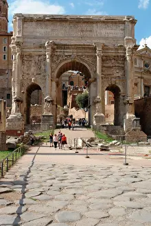 Caracalla: Arch of Septimius Severus, Rome, Italy