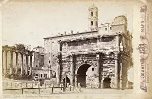 Severus: The Arch of Septimus Severus, Rome, Italy in the Forum