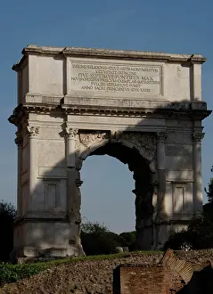 Titus: Arch of Titus. Rome. Italy