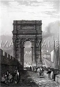 Ancona: Arch of Trajan, Ancona, Italy