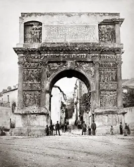 Trajan: The Arch of Trajan, Benevento, near Naples, Itlay, circa 187