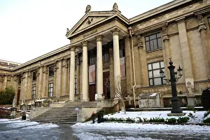 Snowed: Archaeological Museum of Istanbul. Turkey