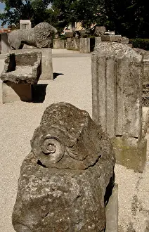 Pula: Archaeological ruins. Pula. Croatia