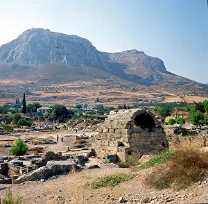 Prominent: The archaeological site of Ancient Corinth, Greece