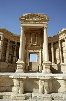 Pediments: Archaeological site of Palmyra, Syria