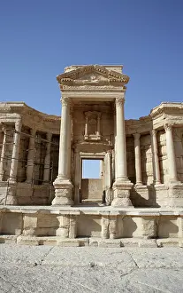 Pediments: Archaeological site of Palmyra, Syria