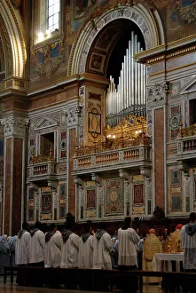 Pray: Archbasilica of St. John Lateran. Religious celebration. Rom