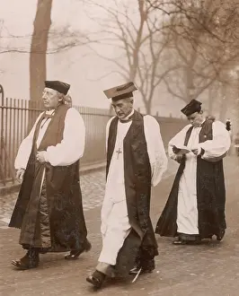 Lambeth: Archbishop of Canterbury with Bishops of London & Salisbury