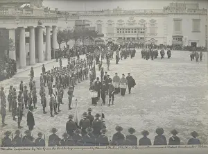 Ballard: Archbishop inspecting scout troops, Valletta, Malta