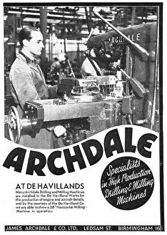 Archdale: Archdale Machine Tools At De Havilland