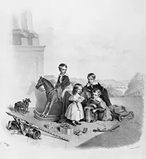 Kriehuber: Archduchess Sophie?s children