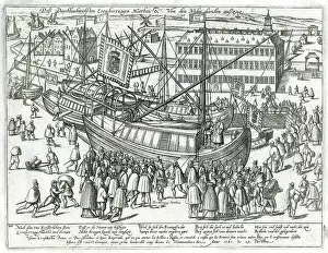 Archduke: Archduke Matthias leaving the Netherlands