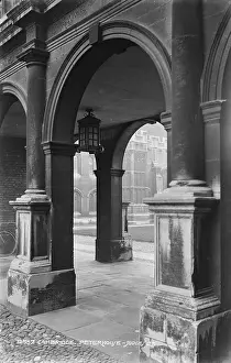 Cobblestone: Arched Passageway at Peterhouse, Cambridge