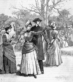 Practise: ARCHERY CIRCA 1880