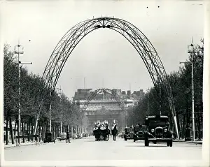 Wired: Arches in The Mall, London, for the Coronation