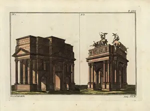 Domitian: Arches of Triumph of Gauis Marius and of Domitian