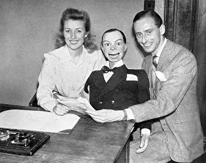 Ventriloquists: Archie Andrews, Peter Brough and Vera Lynn