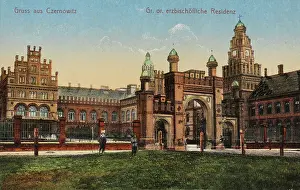 Photochromic: Archiepiscopal residence in Czernowitz