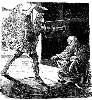 Disturb: Archimedes, circa 285 - 212 BC, Greek mathematician