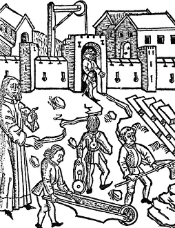 Lubeck: Architect and workers