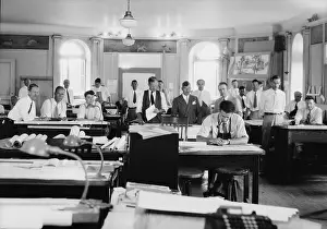 Draftsmen: Architects and draftsmen at in Washington, ?