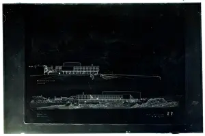 Elevation: Architect's Drawing Negative - Plans for Elevation to Quay