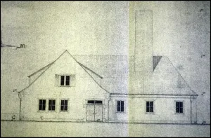 Morbid: Architects drawing proposed crematorium Auschwitz