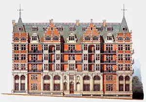 Storeys: Architect's proposed front elevation, IMechE HQ