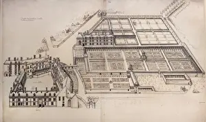 Blois: Architectural drawing, Chateau Royal de Blois