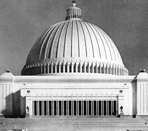 Utopia: Architectural model of the Grosse Halle (...Great Hall...)
