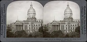 Stereo Card: Architecture - building - capitol - dome - Atlanta