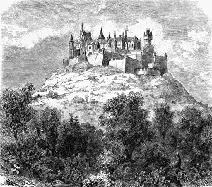 Gothik: architecture, castles, Baden-Wuerttemberg, Hohenzollern