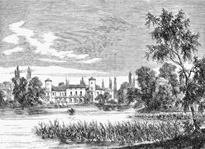 Scetch: architecture, castles, Brandenburg, Rheinsberg