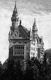 Allgaeu: architecture, castles, Germany, Bavaria, Neuschwanstein
