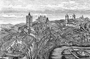 Saale: architecture, castles, Germany, Saxony-Anhalt