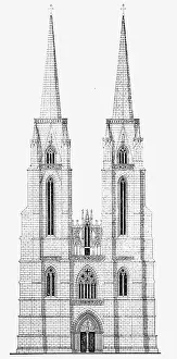 1235: architecture, churches and monasteries, Germany