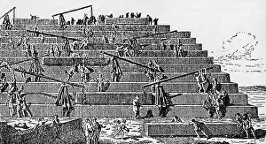 Levers: architecture, construction work, ancient world