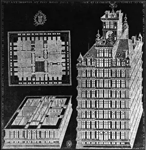 Perret: architecture, designs, office building by Auguste