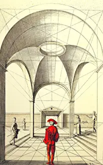 Vries: architecture, details, vault, colourted copper