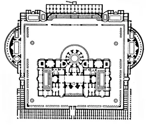 Antoninus: architecture, floor plans, Baths of Emperor Caracalla