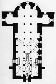 1050: architecture, floor plans, Bonn Minster, built