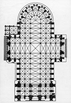 1148: architecture, floor plans, Cologne Cathedral