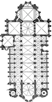 1009: architecture, floor plans, Mainz Cathedral, built