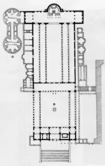 Valerius: architecture, floor plans, Old Saint Peter's