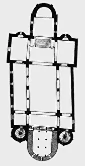 Cyriacus: architecture, floor plans, Saint Cyriacus Abbey