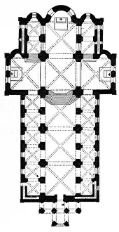 Vitus: architecture, floor plans, Saint Vitus Basilica