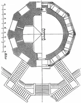 Ostrogoth: architecture, floor plans, Tomb of King Theoderic
