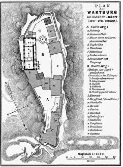 Wartburg: architecture, floor plans, Wartburg, Thuringia