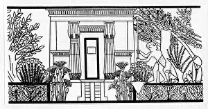 1306: architecture, gardens, ancient world, Egypt