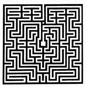 Omer: architecture, labyrinth, Saint-Bertin Abbey